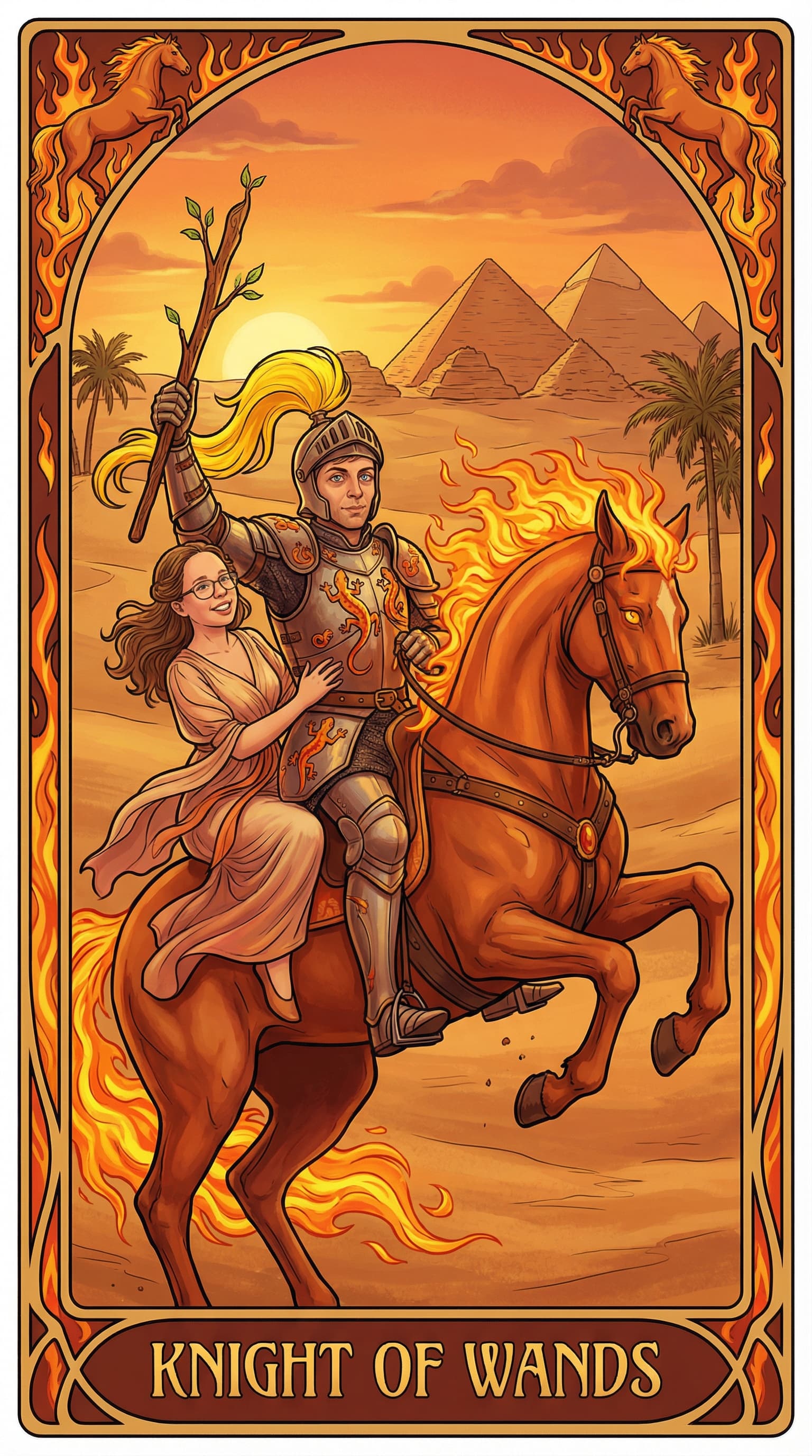 Älskandes tarot example 1