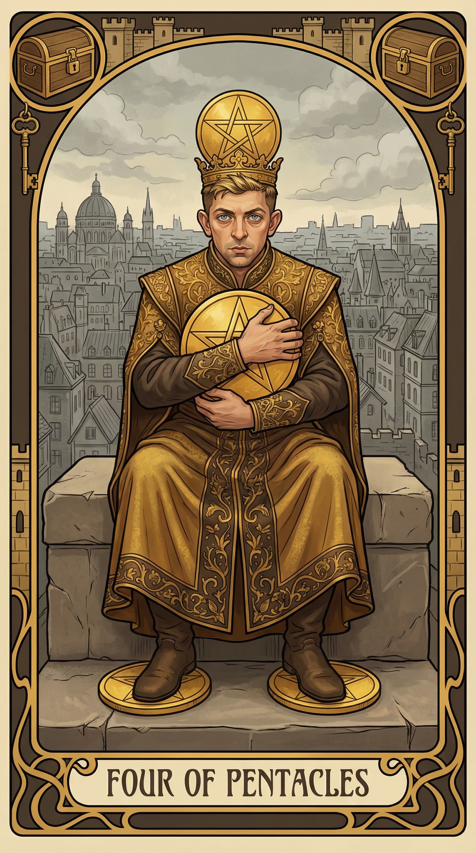 Tarot kochanków example 2