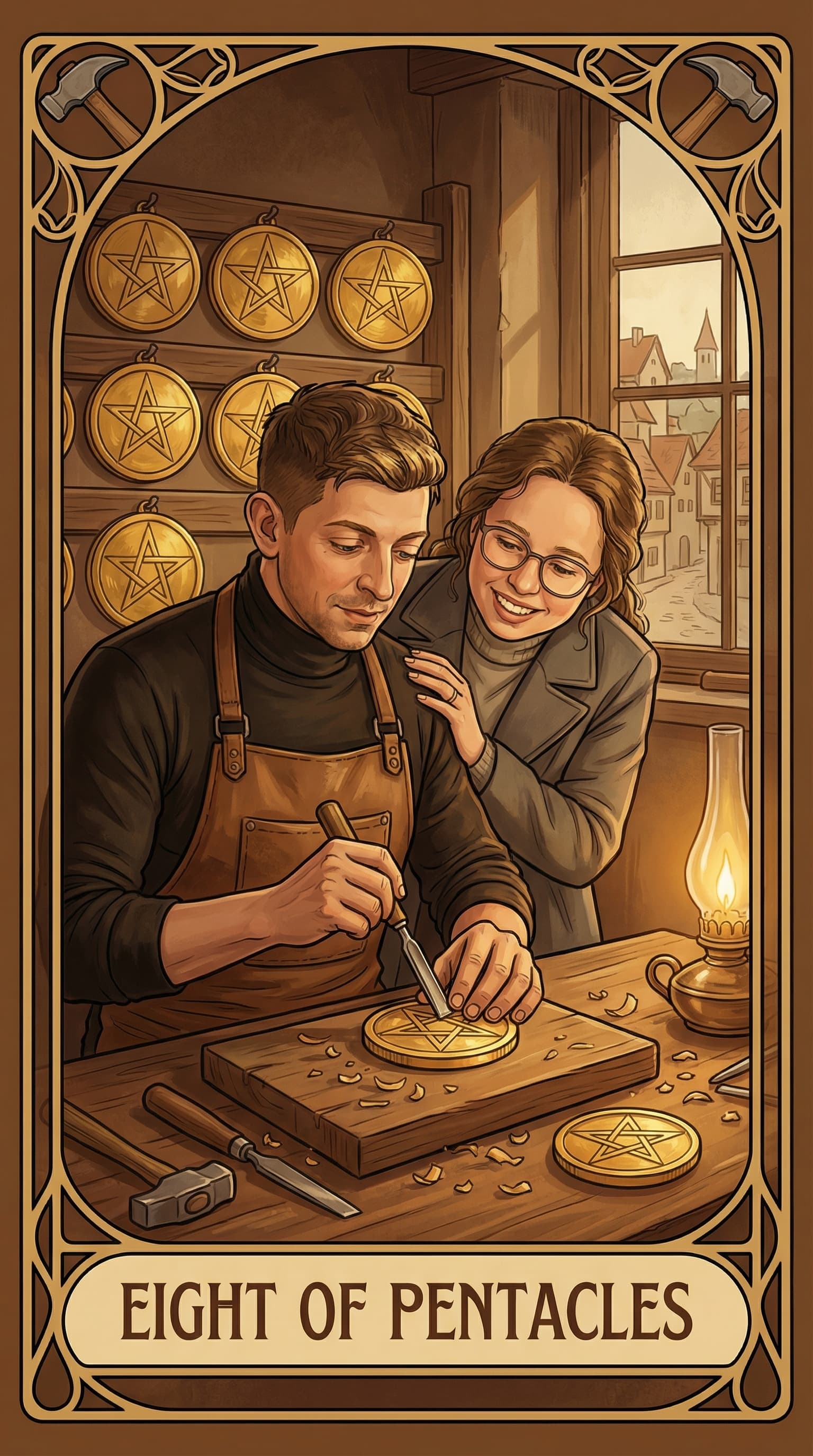 Lovers Tarot example 1
