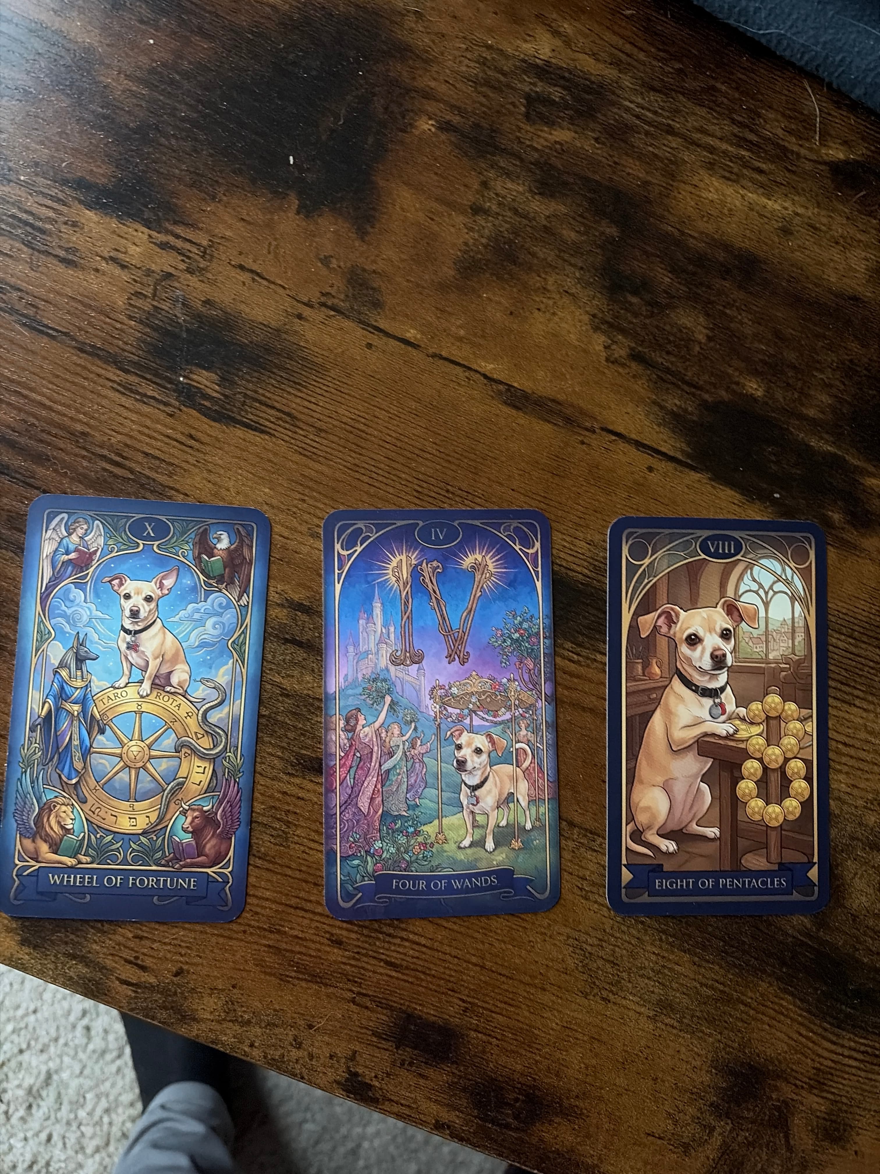 A customer's photo of their printed deck