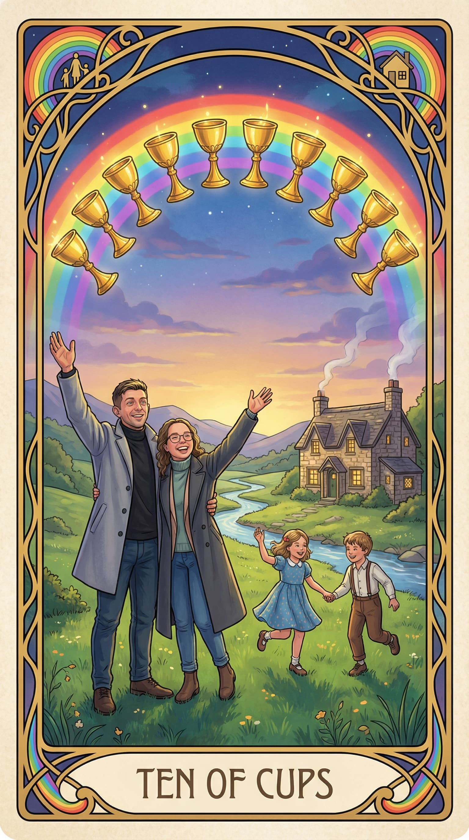 Älskandes tarot example 3