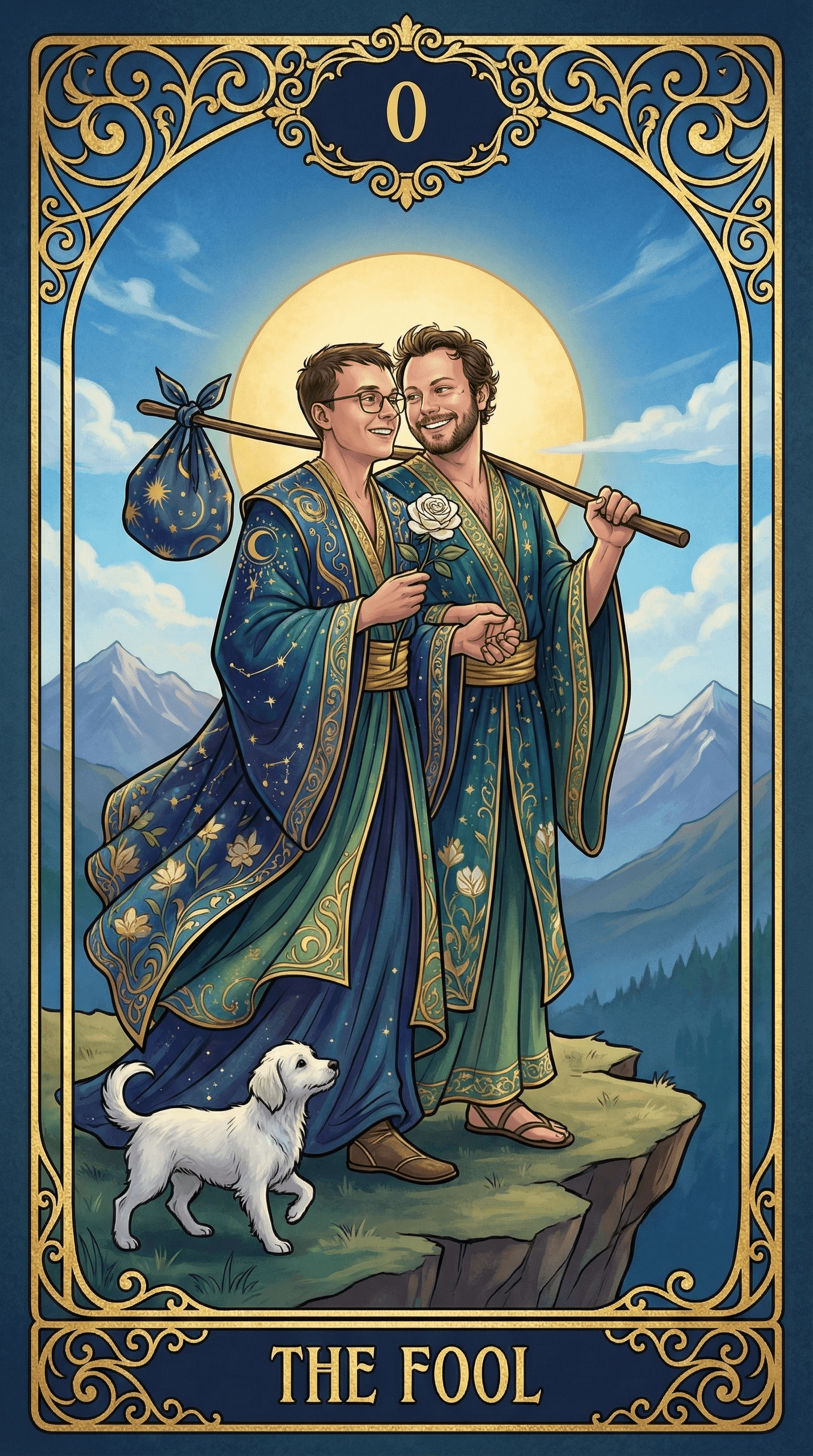 Tarot kochanków example 1